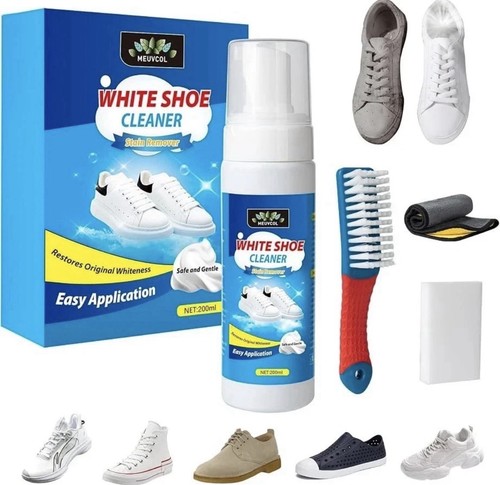 White shoe cleaner kit 200ml - kit,
