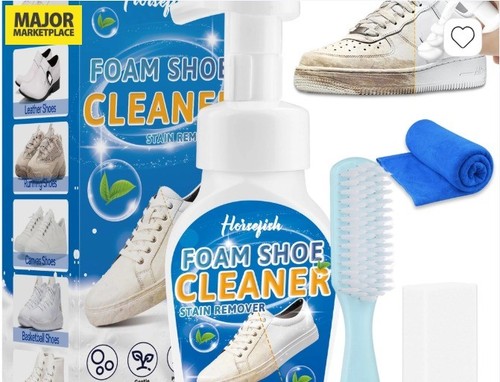 White sneaker cleaner kit - cleaner,