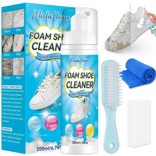 Shoe cleaning kit with brush - cleaning,