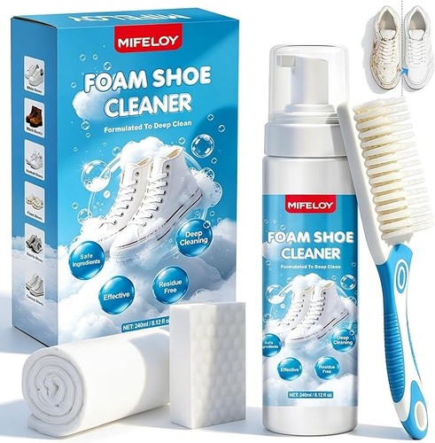 Shoe cleaner foam 240ml - shoe,